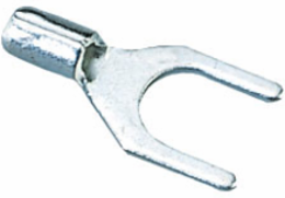 Non-Insulated Spade Terminal 16-14 AWG #8 Stud Box of 25