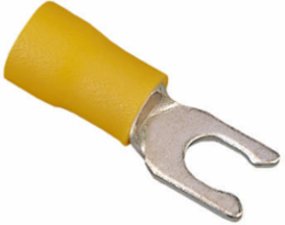 Vinyl Insulated Snap Spade Terminal, 12-10 AWG, #10 Stud, Box 25