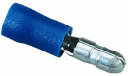 Vinyl Insulated Bullet Disconnect, 16-14 AWG, Clam of 25