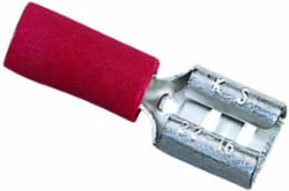 Vinyl Insulated Female Disconnect, 22-18 AWG, .110", Box of 25