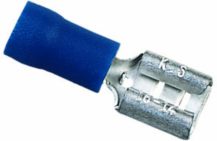 Vinyl Insulated Female Disconnect, 16-14 AWG, .250", Box of 25