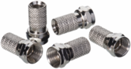 RG-59 F Hex Crimp Connector 10-Pack, Accepts .142” - .148” Dielectric