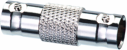 3GHz 75Ω BNC Female-to-Female Splice Adapter, Nickel Plated, 2 Pack