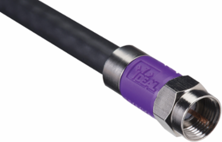 TLC™ RG-6 Quad F Tool-less Compression Connector -50 pk