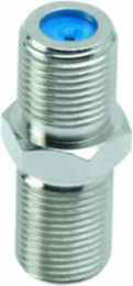 Coaxial F-Type Female-Female Adapter 3GHz, Nickel Plated Brass, 10 Pack