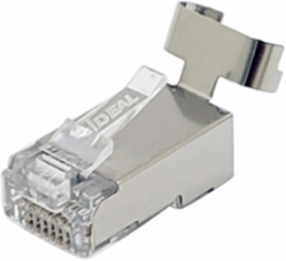 CAT6A/6/5e Shielded Feed-Thru RJ-45 for 0.048 Inch Max Conductors, 10/Card