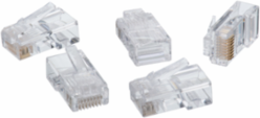 CAT5e RJ-45 8P8C Modular Plugs, 100 Pack, 50 Micro-Inch Gold Plating