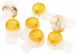 UY2 Yellow IDC 2-Wire Butt Splice Jellybean Connectors