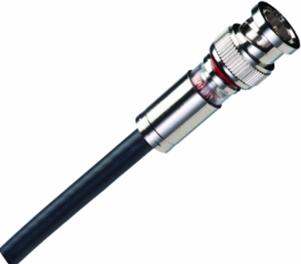 InSITE™ RG-59 BNC Compression Connector 75Ω, 1000 Pack, 0.230-0.250 Inch Outer Jacket