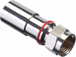 RTQ™ RG-59 F Compression Connector - 50 pk, 7/16 Inch Nut Diameter, WeatherProof™