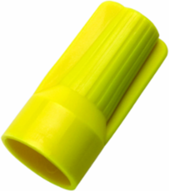 B-CAP® Wire Connector, Model B1 Yellow, Bag of 500, #20 to #6 Gauge Capacity