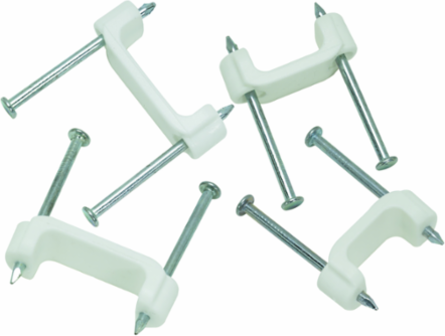 1/2 Inch Plastic Insulated Staple, Standard, 225/Jar