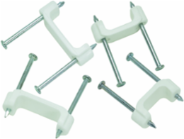 Plastic Insulated Cable Staples 1/2 Inch, 400 Count, UV Resistant