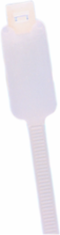 Cable Tie, Identification, 4 Inch, 18 lb Load Capacity, Natural, 100 Count