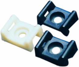 Screw Mounting Base, Natural, 1/4 Inch Screw, 100 Pack