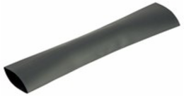 Heat Shrinkable Tubing, Medium Wall, 1/2in Expanded ID, Conductor Range 2-8, 12in Tube, Clear, Bag of 3