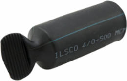 Heat Shrinkable End Cap, Conductor Range 500-4/0, Black, Bag of 2