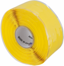 Silicone Tape, Yellow, 1in Wide, 20ft Roll
