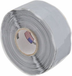 Silicone Tape, Gray, 1in Wide, 20ft Roll