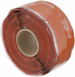 Silicone Tape, Orange/Red, 1in Wide, 20ft Roll
