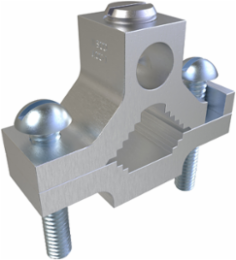 Permaground Aluminum Ground Clamp, Conductor Range 1/0-14, Pipe Sizes 1/2 to 1in, UL, Bag of 1