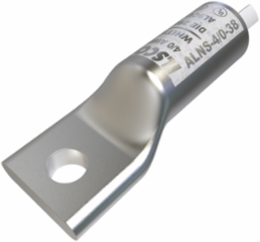 Surecrimp Aluminum Compression Lug, Conductor Size 4/0, 1 Hole, 3/8in Bolt Size, Long Barrel, No Sight Window, Tin Plated, UL, CSA