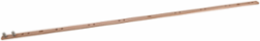 Copper Grounding Bus Bar, 1in Wide, 36in Length, 16 Mounting Points