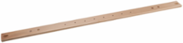 Copper Grounding Bus Bar, 19in Length, 8 Mounting Points