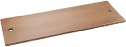Copper Grounding Bus Bar, 4in Wide, 20in Length