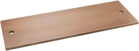 Copper Grounding Bus Bar, 4in Wide, 24in Length