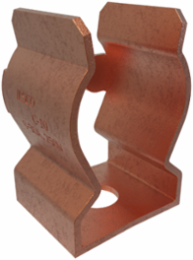 Bronze Fuse Clip, #10 Bolt Size, 30 Amps, 250 V, Fuse Stop