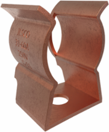 Bronze Fuse Clip, #10 Bolt Size, 60 Amps, 250 V, Fuse Stop
