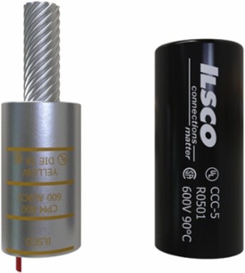 Copper Compression Pigtail Adaptor, Conductor Size 600, Tin Plated, UL, CSA