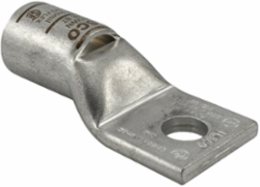 Surecrimp Copper Compression Lug, Conductor Size 2, 1 Hole, 3/8in Bolt Size, Standard Barrel, Sight Window, Tin Plated, UL, CSA