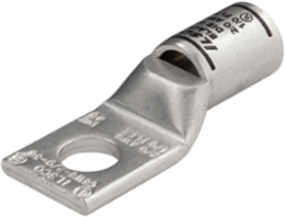 Surecrimp Copper Compression Lug, Conductor Size 2/0, 1 Hole, 3/8in Bolt Size, Standard Barrel, Sight Window, Tin Plated, UL, CSA