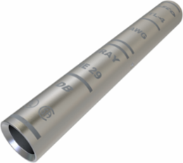Surecrimp Copper Compression Sleeve, Conductor Size 4, Long Barrel, Tin Plated, UL, CSA