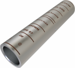 Surecrimp Copper Compression Sleeve, Conductor Size 500, Long Barrel, Tin Plated, UL, CSA