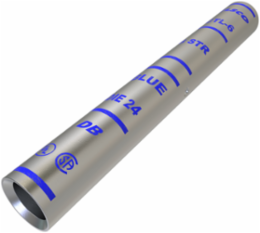 Surecrimp Copper Compression Sleeve, Conductor Size 6, Long Barrel, Tin Plated, UL, CSA