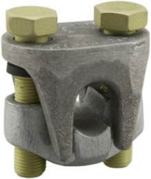 Aluminum Two-Bolt Split Bolt, Dual Rated, Main Conductor Range 250-1/0, Tap Range 250-10, Wax Plated