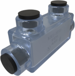 Nimbus Insulated Aluminum In-Line Splicer-Reducer Connector, Conductor Range 1/0-14, 2 Ports, Tin Plated, UL, CSA