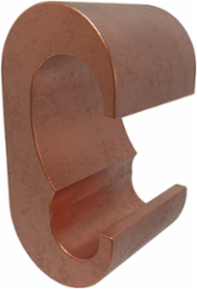 Permaground Copper Grounding E Crimp, Main Conductor Range 2/0-1, Main Rebar Size #3, Tap Range 2-6, UL, CSA