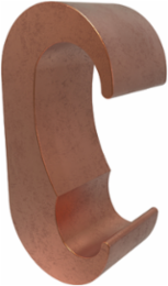 Permaground Copper Grounding E Crimp, Main Conductor Range 500-300, Main Rebar Size #6, Tap Range 250-3/0, Tap Rebar Size #3-#4, UL, CSA