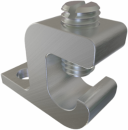 Aluminum Lay-in Ground Lug, Dual Rated, Conductor Range 4-14, Tin Plated, UL, Bag of 2