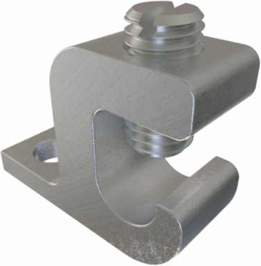 Aluminum Lay-in Ground Lug, Dual Rated, Conductor Range 4-14, Tin Plated, UL