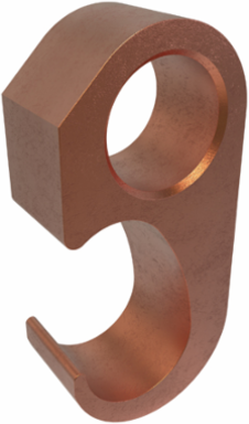 Permaground Copper Grounding Grid, Main Conductor Range 500-250, Tap Range 500-350, Ground Rod Sizes 5/8 to 3/4in, Rebar Sizes #5-#6, UL, CSA