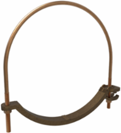 Permaground Copper Waterpipe Ground Clamp, Conductor Range 4/0-4, Pipe Size 10in, UL