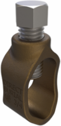 Permaground Bronze Ground Rod Clamp, Ground Rod Size 3/4in, CSA