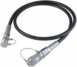 Hydraulic Armored Hose, 15ft, Black