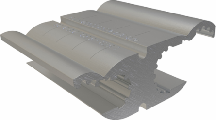 Aluminum Compression Tap Connector, Dual Rated, Main Conductor Size 4/0, Tap Range 1/0 Sol - 6 Sol and 1 Str - 6 Str, CSA