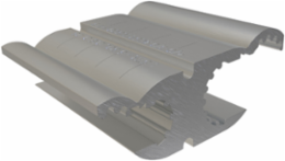 Aluminum Compression Tap Connector, Dual Rated, Main Conductor Size 4/0, Tap Range 1/0 Sol - 6 Sol and 1 Str - 6 Str, CSA